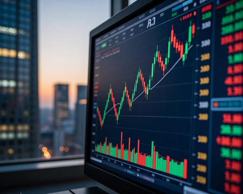 Stock Market Financial Display