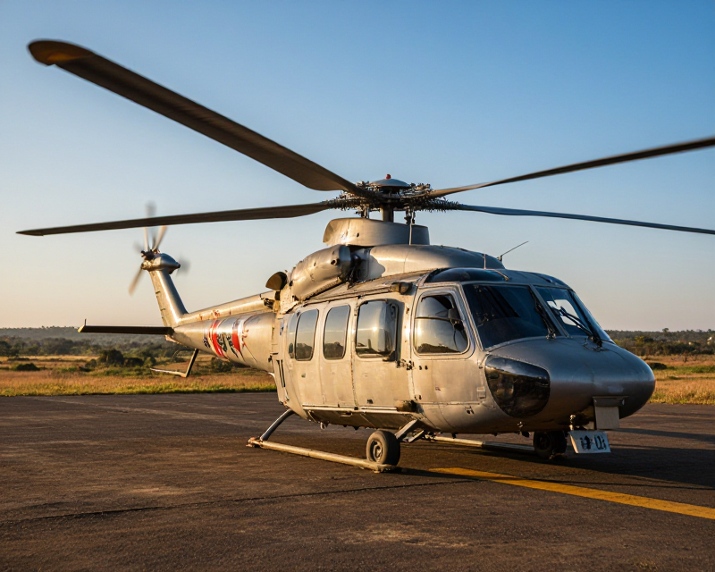 Military Helicopter in Kenya