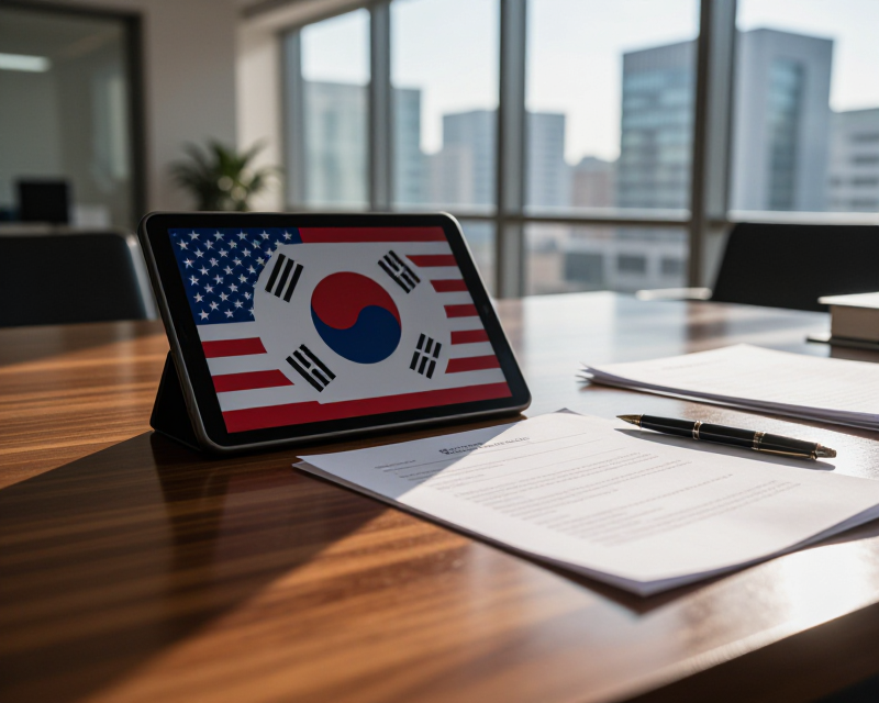 Symbolic US-Korea Trade Agreement