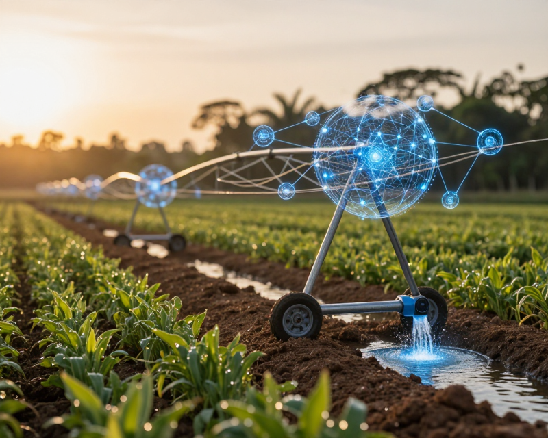 Global AI and Development Cooperation Concept
