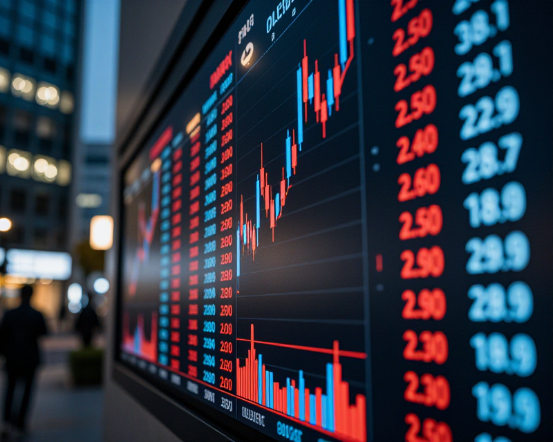 Stock Market Digital Display