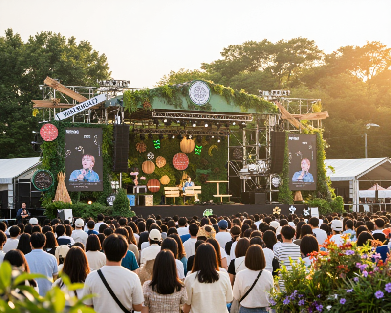 Sustainable Music Festival Scene