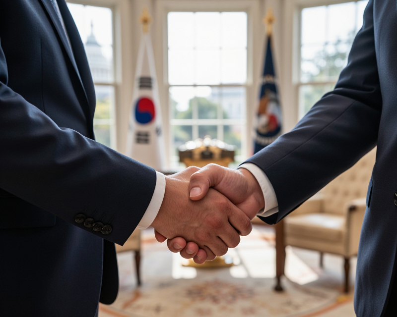 Diplomatic Meeting Symbolism