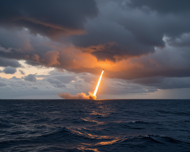 Cinematic Missile Launch Atmosphere