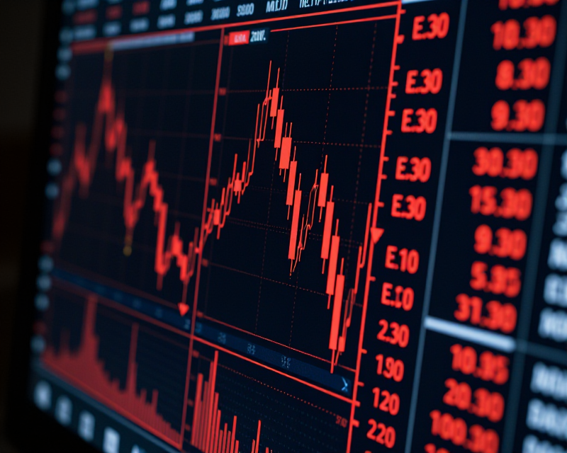 Stock Market Decline Concept