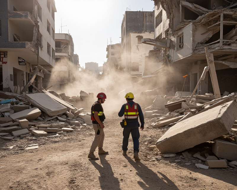 Rescue Scene in Venezuela