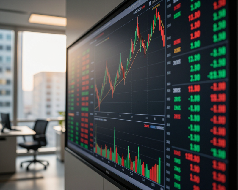 Korean Stock Market Display
