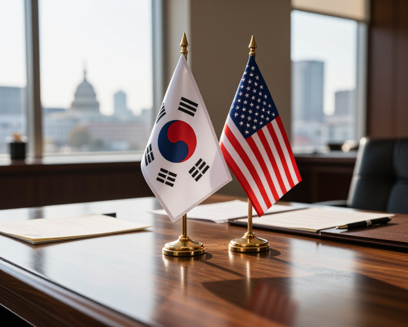 Diplomatic Symbols of Korea and US