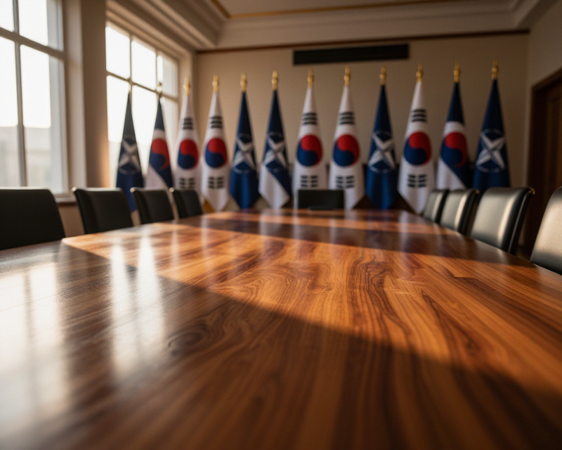 Diplomatic Summit Atmosphere