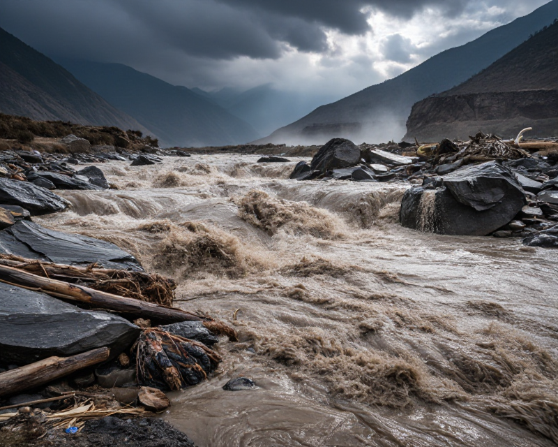 Nepal Flood Atmosphere