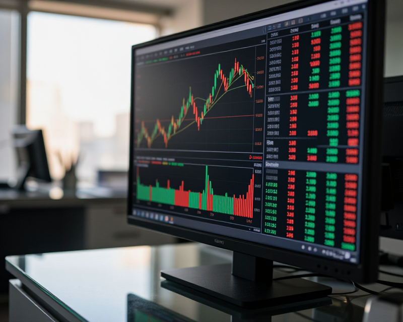 Stock Market Digital Display