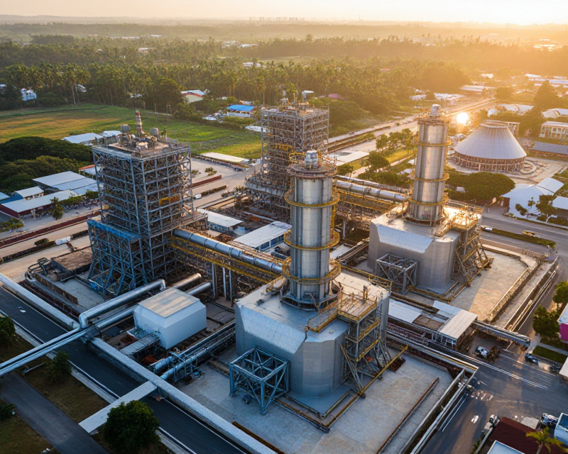 Modern Gas Power Plant in Vietnam
