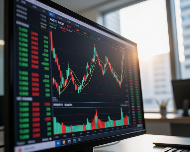 Digital Stock Market Display